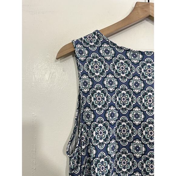 Boho Garden Resort Artsy Eclectic Dress 1X Plus Medallion Print Flowy Maximalist - Picture 10 of 14